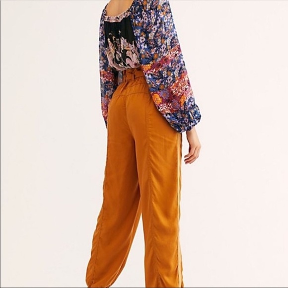 NWT orange free people utility pants - Picture 2 of 9